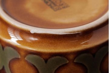 イギリスビンテージ　HORNSEA(ホーンジー)　BRONTE(ブロンテ)　シュガーポット・ミルクピッチャー(ミルクポット、クリーマー、洋食器)