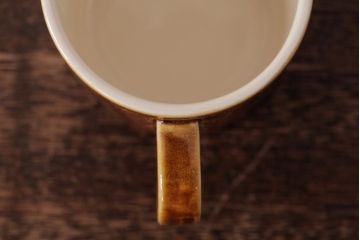 イギリスビンテージ　HORNSEA(ホーンジー)　BRONTE(ブロンテ)　シュガーポット・ミルクピッチャー(ミルクポット、クリーマー、洋食器)