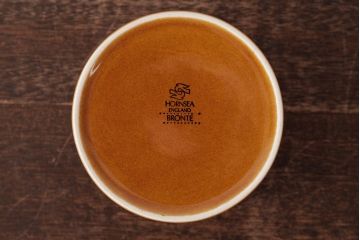 アンティーク雑貨　イギリスビンテージ　HORNSEA(ホーンジー)　BRONTE(ブロンテ)　キャニスター2個セット(保存容器、洋食器)