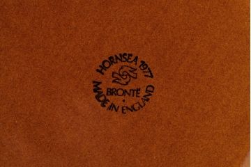 アンティーク雑貨　イギリスビンテージ　HORNSEA(ホーンジー)　BRONTE(ブロンテ)　キャニスター2個セット(保存容器、洋食器)