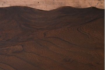 アンティーク雑貨　和製アンティーク　ケヤキ材一枚板　シンプルな飾り台(台座、ディスプレイ)