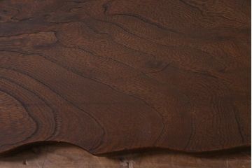 アンティーク雑貨　和製アンティーク　ケヤキ材一枚板　シンプルな飾り台(台座、ディスプレイ)