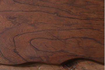 アンティーク雑貨　和製アンティーク　ケヤキ材一枚板　シンプルな飾り台(台座、ディスプレイ)