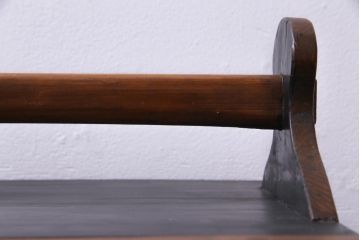 アンティーク雑貨　和製アンティーク　春慶塗　レトロな和の雰囲気漂う木製出前箱(おかもち、岡持)