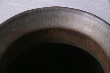 アンティーク雑貨　昭和レトロ　錆びついた質感がお洒落なミルク缶(牛乳缶、ディスプレイ)