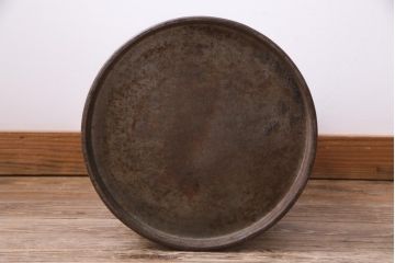 アンティーク雑貨　昭和レトロ　錆びついた質感がお洒落なミルク缶(牛乳缶、ディスプレイ)