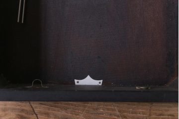 アンティーク雑貨　AIKOSHA(愛工舎)　堀田時計店　CROWNFAN　手巻き式振り子　30DAY掛時計(柱時計、壁掛け時計)