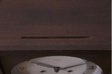 アンティーク雑貨　ドイツ　KIENZLE(キンツレ)　手巻き式　品のあるデザインが魅力的な柱時計(振り子時計、掛け時計)