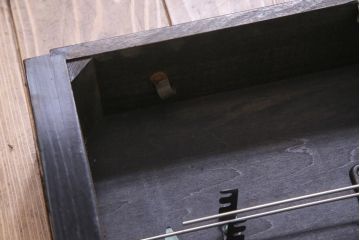 アンティーク雑貨　昭和レトロ　愛知時計電機(アイチ)　Super Eight　30DAY　手巻き式柱時計(振り子時計、掛け時計)