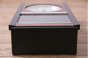 アンティーク雑貨　昭和レトロ　愛知時計電機(アイチ)　Super Eight　30DAY　手巻き式柱時計(振り子時計、掛け時計)