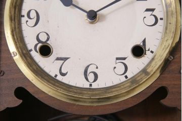 アンティーク雑貨　和製アンティーク　RUBY CLOCK　電池式　東京ルビー印の掛け時計(柱時計)
