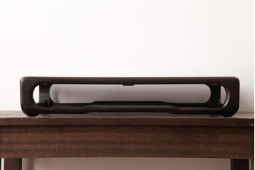 アンティーク雑貨　古民具　丸みを帯びたフォルムのだるま型花台(盆栽卓、飾り台)