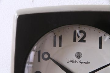 アンティーク雑貨　昭和レトロ　愛知時計電機(Aichi)　Superior　30DAY　手巻き　ゼンマイ式振り子時計(柱時計、掛け時計)