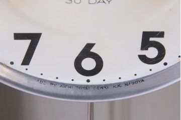 アンティーク雑貨　昭和レトロ　愛知時計電機(Aichi)　Superior　30DAY　手巻き　ゼンマイ式振り子時計(柱時計、掛け時計)