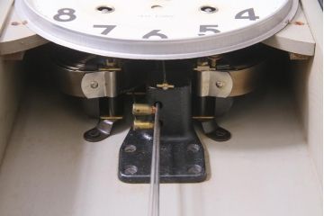 アンティーク雑貨　昭和レトロ　愛知時計電機(Aichi)　Superior　30DAY　手巻き　ゼンマイ式振り子時計(柱時計、掛け時計)