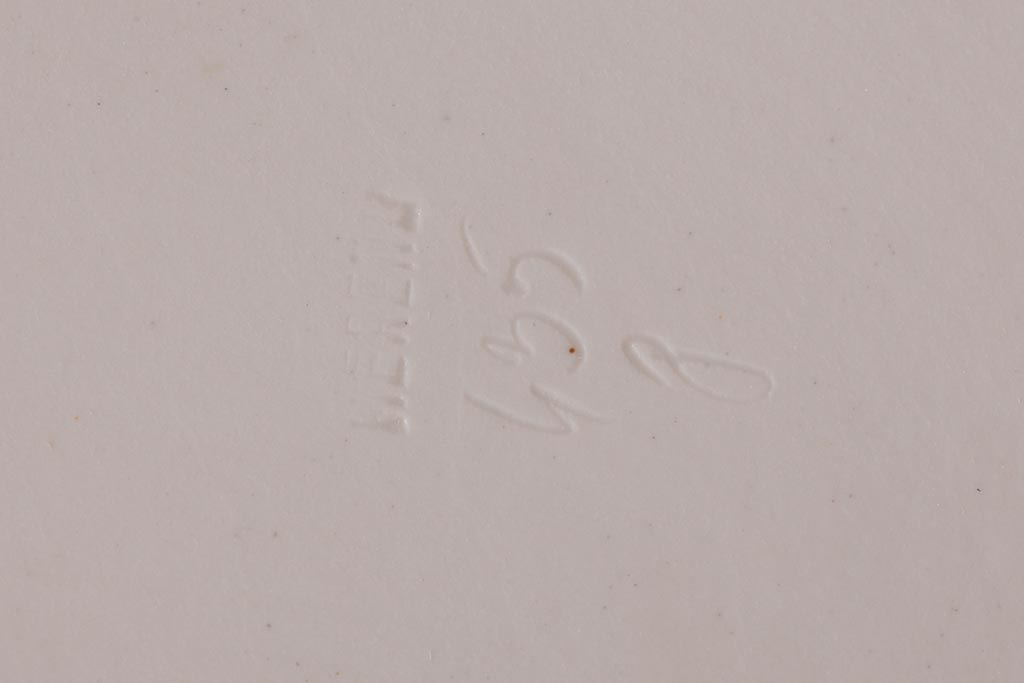 アンティーク雑貨　中古　ハンガリー　HEREND(ヘレンド)　FRC　サンドイッチトレイ(ケーキトレイ)