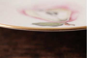 中古　ハンガリー　HEREND(ヘレンド)　FRN　フルーツネッカー　23cmプレート(サラダ皿、洋食器)