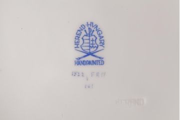 中古　ハンガリー　HEREND(ヘレンド)　FRN　フルーツネッカー　23cmプレート(サラダ皿、洋食器)
