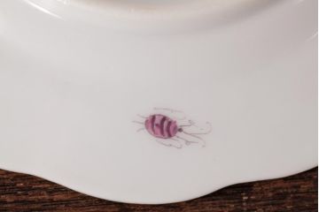 中古　ハンガリー　HEREND(ヘレンド)　フルーツコンポジション　15cmプレート2枚セット(ケーキ皿、パン皿)