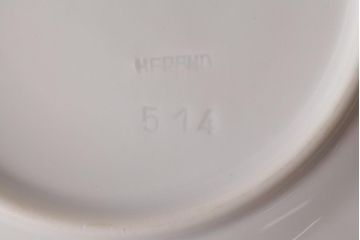 中古　ハンガリー　HEREND(ヘレンド)　フルーツコンポジション　15cmプレート2枚セット(ケーキ皿、パン皿)