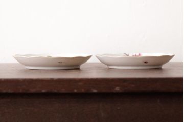 中古美品　HEREND HVNGARY(ヘレンド)　フルーツコンポジション　カップ&ソーサー2客セット(洋食器)(定価約9万7千円)