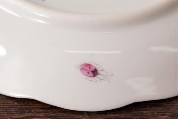 中古美品　HEREND HVNGARY(ヘレンド)　フルーツコンポジション　カップ&ソーサー2客セット(洋食器)(定価約9万7千円)