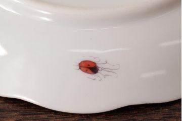 中古美品　HEREND HVNGARY(ヘレンド)　フルーツコンポジション　カップ&ソーサー2客セット(洋食器)(定価約9万7千円)