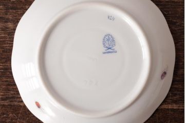 中古美品　HEREND HVNGARY(ヘレンド)　フルーツコンポジション　カップ&ソーサー2客セット(洋食器)(定価約9万7千円)