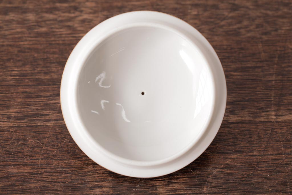 アンティーク雑貨　中古　ハンガリー　HEREND(ヘレンド)　フルーツコンポジション　ティーセット(シュガーポット、クリーマー)