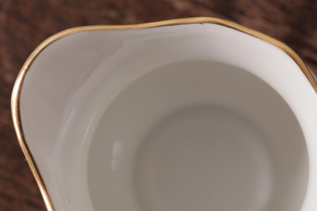 アンティーク雑貨　中古　ハンガリー　HEREND(ヘレンド)　フルーツコンポジション　ティーセット(シュガーポット、クリーマー)