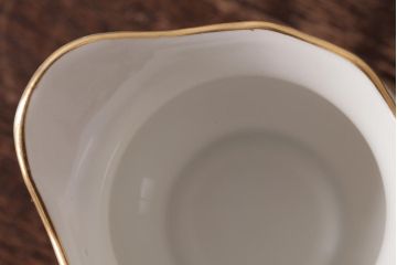 アンティーク雑貨　中古　ハンガリー　HEREND(ヘレンド)　フルーツコンポジション　ティーセット(シュガーポット、クリーマー)