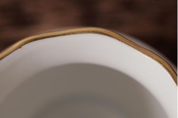 アンティーク雑貨　中古　ハンガリー　HEREND(ヘレンド)　フルーツコンポジション　ティーセット(シュガーポット、クリーマー)