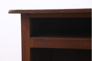 アンティーク家具　昭和中期　使いこまれた風合いが味のある平机(作業台、カウンター)