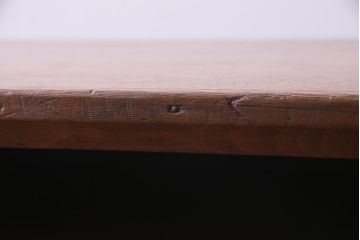アンティーク家具　昭和中期　使いこまれた風合いが味のある平机(作業台、カウンター)