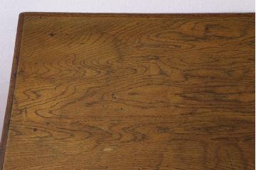 アンティーク家具　昭和中期　使いこまれた風合いが味のある平机(作業台、カウンター)(1)