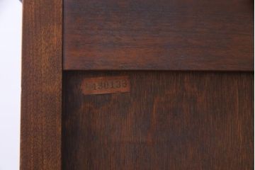 中古　北海道民芸家具　リメイク　シックな印象のローボード(収納棚、リビングボード)(1)