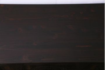 アンティーク家具　和製アンティーク　リメイク　総桐材　重厚な佇まいの時代箪笥ローボード(リビングボード、収納棚、桐箪笥、桐たんす)