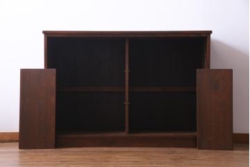 ラフジュ工房オリジナル　レトロな建具をリメイクした収納棚(戸棚、キャビネット)