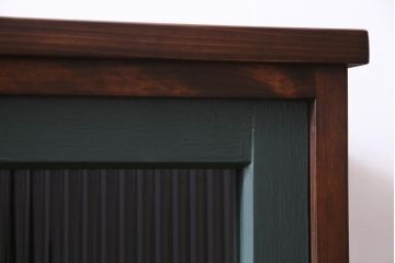 ラフジュ工房オリジナル　レトロな建具をリメイクした収納棚(戸棚、キャビネット)