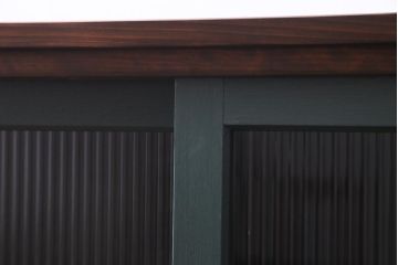 ラフジュ工房オリジナル　レトロな建具をリメイクした収納棚(戸棚、キャビネット)