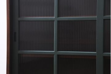 ラフジュ工房オリジナル　レトロな建具をリメイクした収納棚(戸棚、キャビネット)