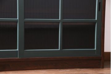 ラフジュ工房オリジナル　レトロな建具をリメイクした収納棚(戸棚、キャビネット)