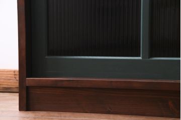 ラフジュ工房オリジナル　レトロな建具をリメイクした収納棚(戸棚、キャビネット)