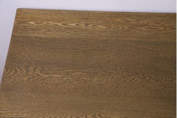 レトロ家具　昭和レトロ　ナラ材　渋みのある木の風合いがレトロな薄型片袖デスク(机、在宅ワーク、在宅用作業台、カウンターテーブル)