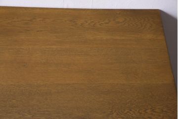 アンティーク家具　昭和中期　シンプルで懐かしい雰囲気の片袖デスク(机、在宅ワーク、在宅用カウンターテーブル、作業台)