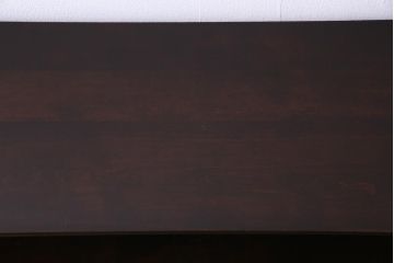 中古　北海道民芸家具　樺材　和モダンな雰囲気漂う飾り棚(陳列棚、本棚)