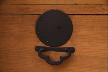 アンティーク家具　明治大正期　ヒノキ材　シンプルな作りが魅力的な小振りの帳場箪笥(引き出し)