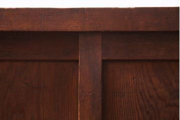 アンティーク家具　明治大正期　ヒノキ材　シンプルな作りが魅力的な小振りの帳場箪笥(引き出し)