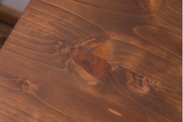 リメイク　ペイント家具　ヒノキ材　ナチュラルな雰囲気が魅力的な鉄脚テーブル(作業台、カフェテーブル)