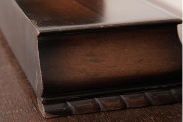 アンティーク雑貨　ジャンク品　ドイツ　Hermle(ヘルムレ)社　ゼンマイ式　高級感漂うシックな置き時計